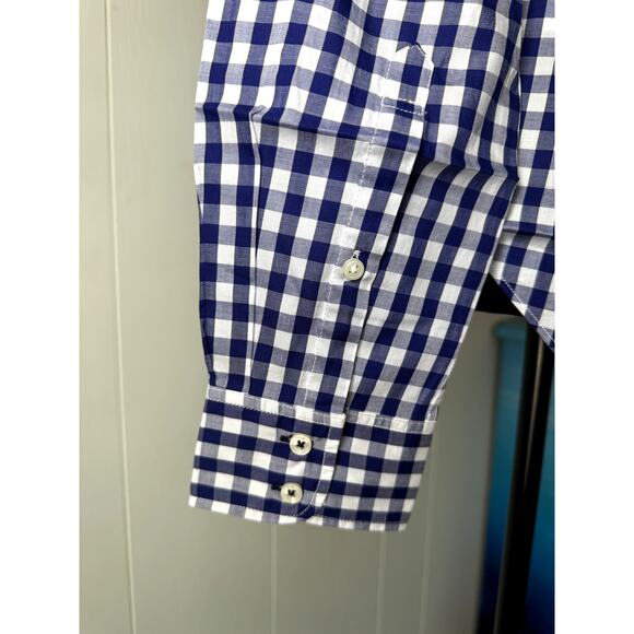 UNTUCKit: Belleza Blue Gingham Women's Shirt Size 8 - Picture 6 of 7